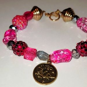 Homemade Bracelet w. Virgo charm